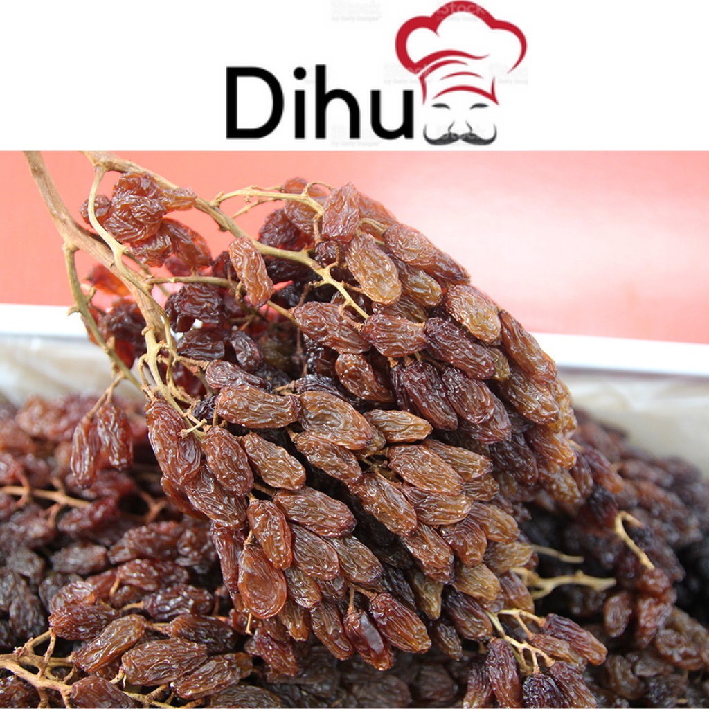 Nho khô xanh ninh thuận hàng loại 1 chua ngọt thơm ngon Dihu food