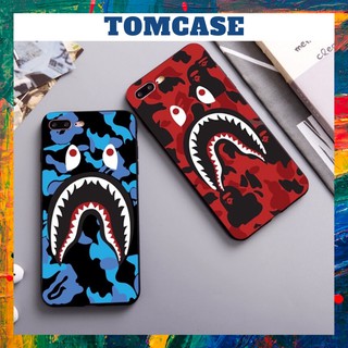 Ốp iphone - ốp lưng hàm cá mập trơn 5/5s/6/6s/6plus/6s plus/7/8/7plus/8plus/x/xs/xs max/11/11pro max - tomcase