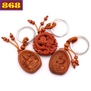 Combo 3 móc khóa Thiên thủ thiên nhãn - Phổ hiền - rồng