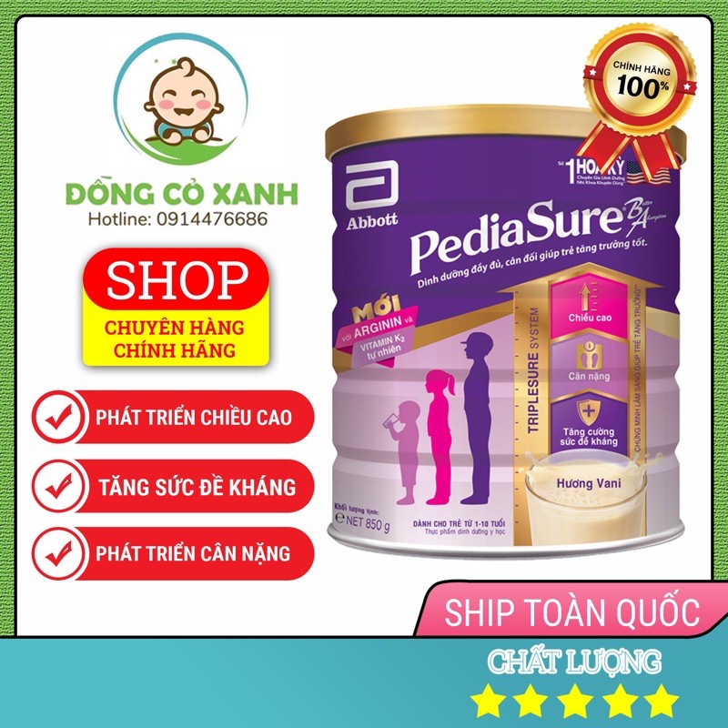 Sữa Pediasure BA lon 850g