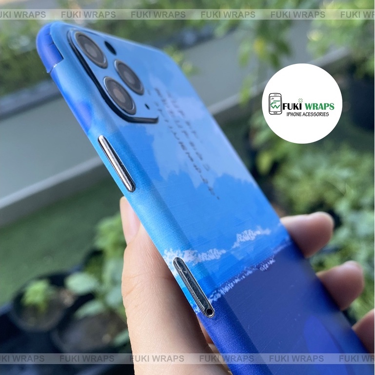 Tấm dán Skin Doremon FULL VIỀN Dành Cho 13prm , 12prm , 11prm , x, xsm , xr, 6p , 7p , 8p - FukiShop