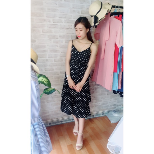 Đầm Macxi bi dây tầng