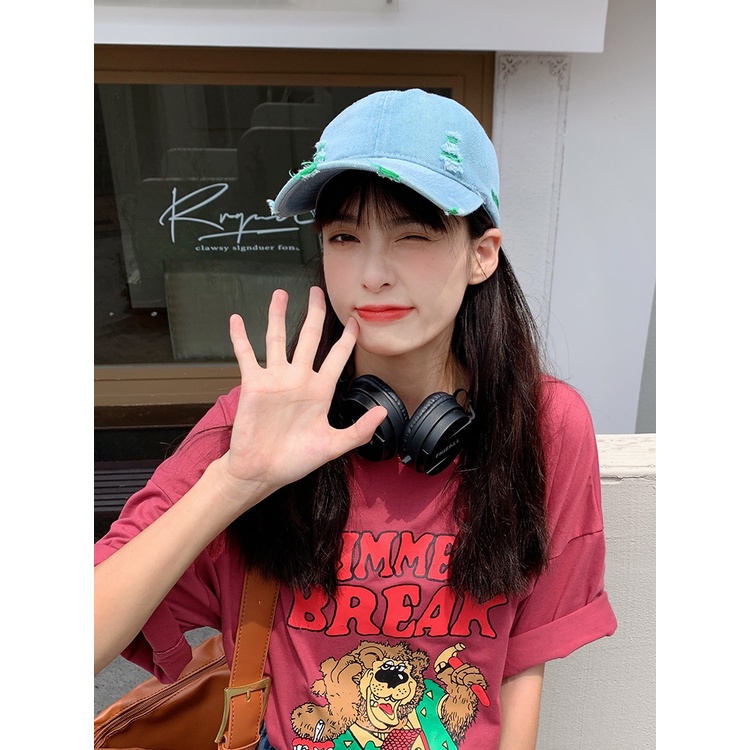 Mũ Lưỡi Trai Mềm Mại Phong Cách Retro Dễ Phối Đồ Thời Trang Xuân Thu Cho Nữ