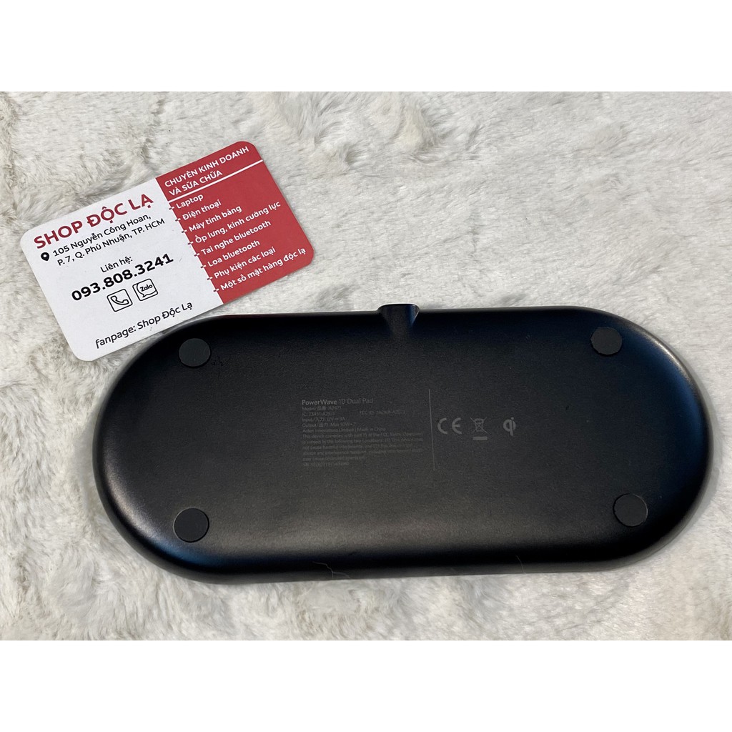 Đế sạc không dây Anker PowerWave 10 Dual Pad A2571