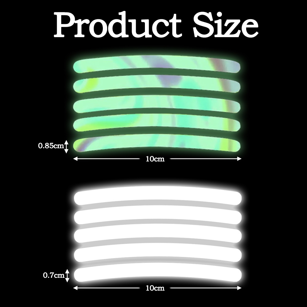 Đề Can Phản Quang Dán Trang Trí Viền Bánh Xe Hơi Xe Máy