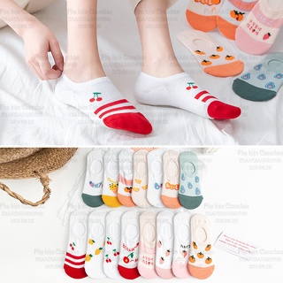 Vớ lười sz Nữ họa tiết trái cây