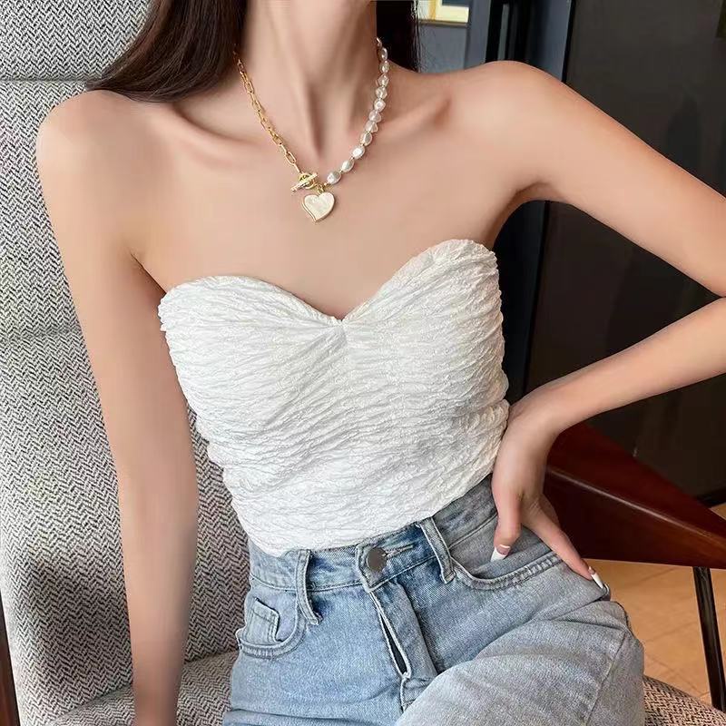 Vòng cổ Đính Ngọc Trai Xinh Xắn Thời Trang Dành Cho Nữ