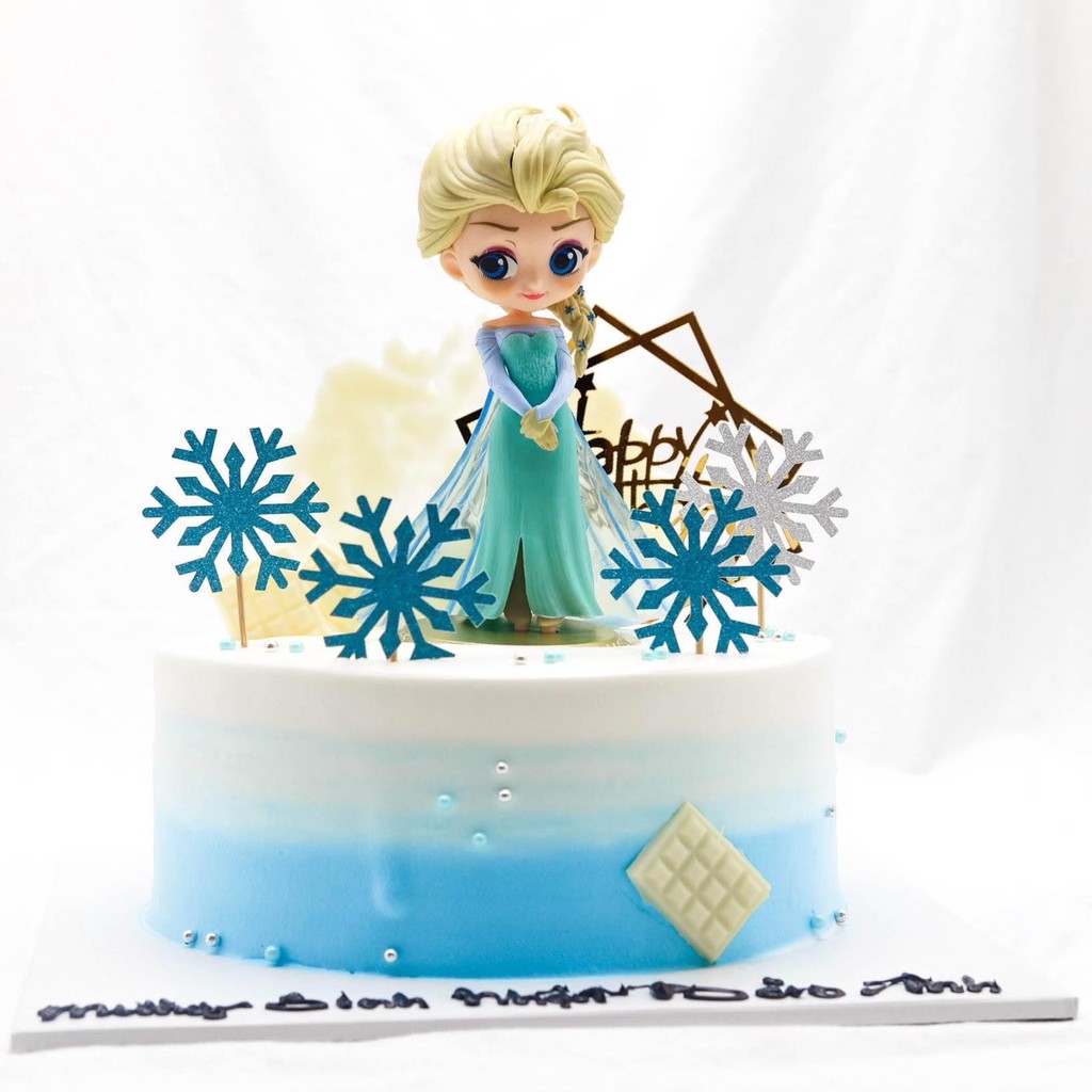 [FREESHIP❤️] Tượng Elsa, Búp bê Elsa, Nữ hoàng Elsa trang trí bánh sinh nhật