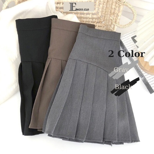 Chân Váy Xếp Ly dáng chữ A tennis cao cấp màu nâu đen xám | BigBuy360 - bigbuy360.vn