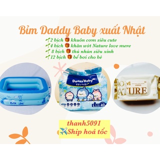 ⚡DÒNG XUẤT NHẬT⚡Bỉm quần DADDY BABY DÒNG XUẤT NHẬT CAO CẤP M44/L40/XL36/XXL32