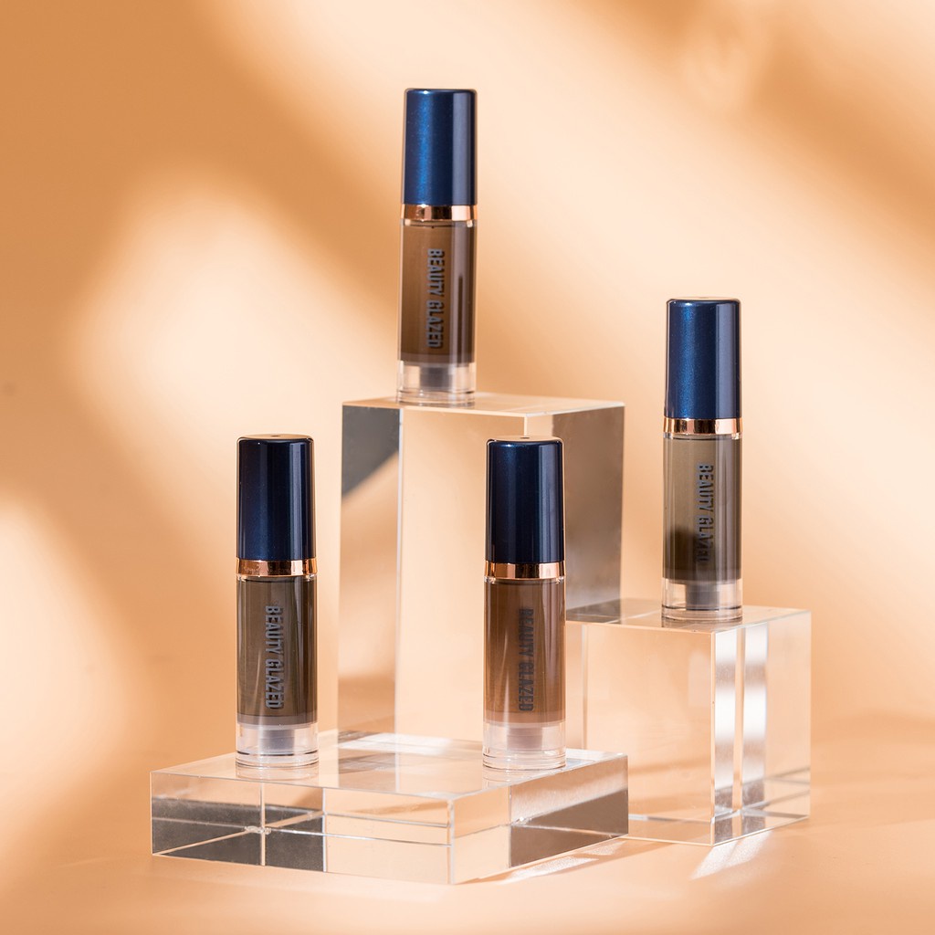 Mỹ phẩm gel kẻ mày không thấm nước lâu trôi BEAUTY GLAZED có 4 màu + cọ chải mày hai đầu | BigBuy360 - bigbuy360.vn