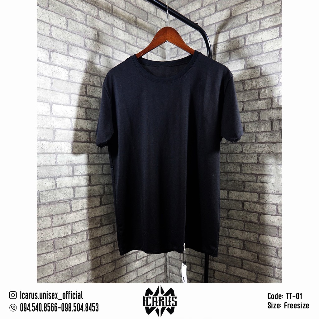 Áo Thun Icarus Unisex Form Rộng Phông Trơn Nhiều Màu | BigBuy360 - bigbuy360.vn