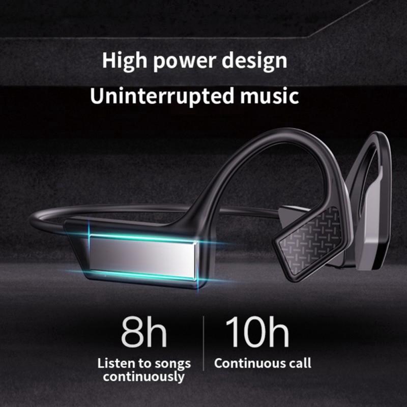 Tai Nghe Bluetooth 5.0 K08 Truyền Âm Qua Xương Kèm Mic
