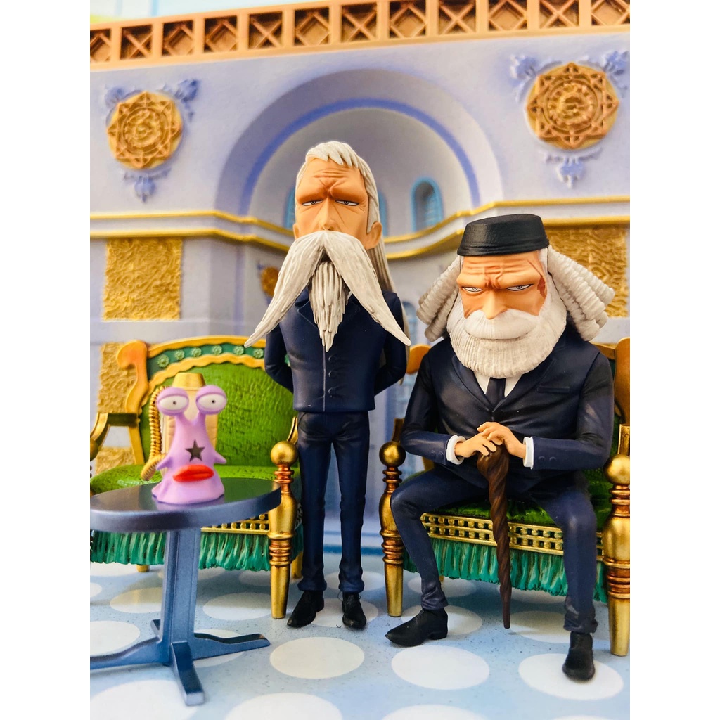 Mô hình Resin One Piece chính hãng - Ngũ Lão Tinh & Shanks G5 Studio