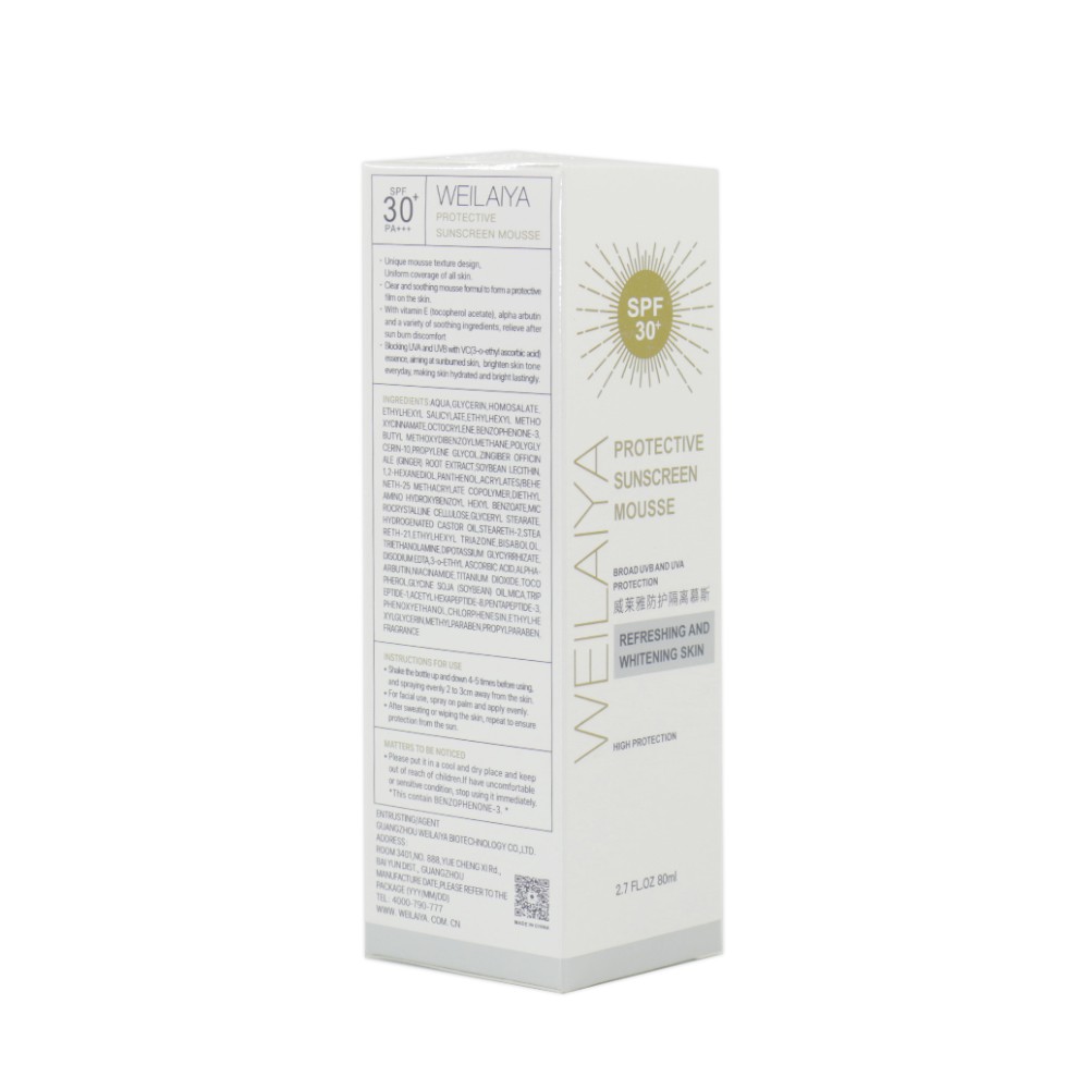 Bọt chống nắng trắng da Weilaiya - Hàng chính hãng
