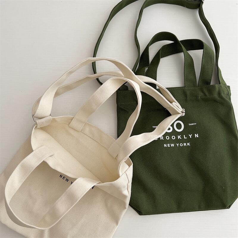 Túi vải In Chữ Đơn Giản Thời Trang Xu Hướng Hàn Quốc Cho Bé