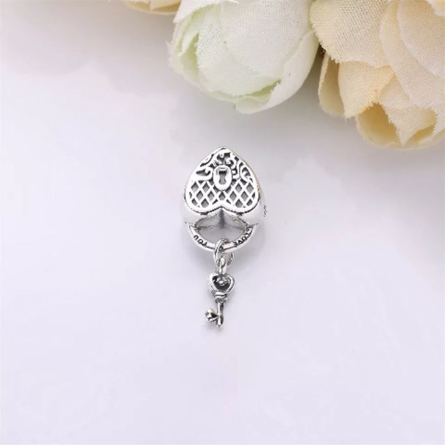 Charm treo khóa love you bạc s925 ( vừa tất cả các vòng tay)