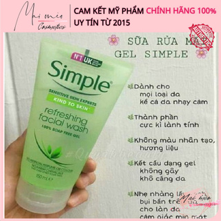 Sữa rửa mặt SImple