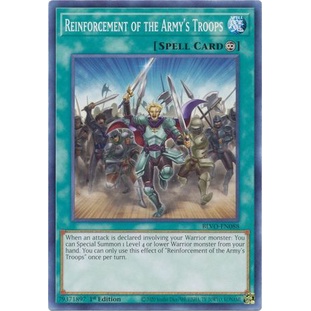 Thẻ bài Yugioh - TCG - Reinforcement of the Army's Troops / BLVO-EN088'