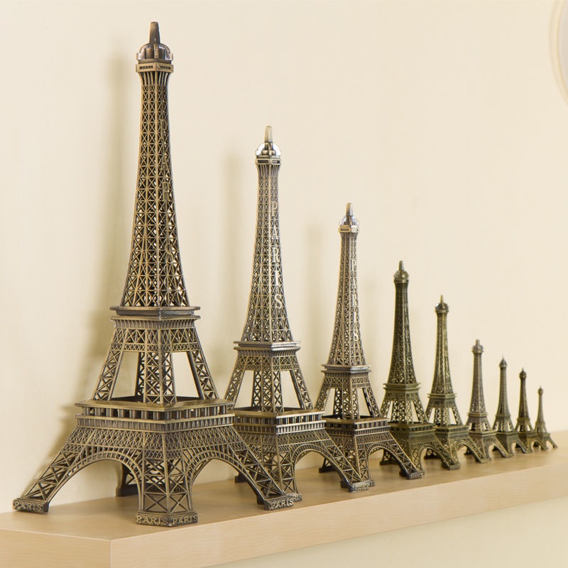 ✷Pháp Paris Tháp Eiffel Mô hình Trang trí Phòng khách Văn Thủ công mỹ nghệ Máy tính để bàn Nghiên cứu