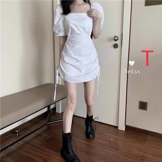 Váy chun eo rút dây 2 bên DTR0221