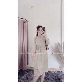 Váy Voan Chấm Bi
