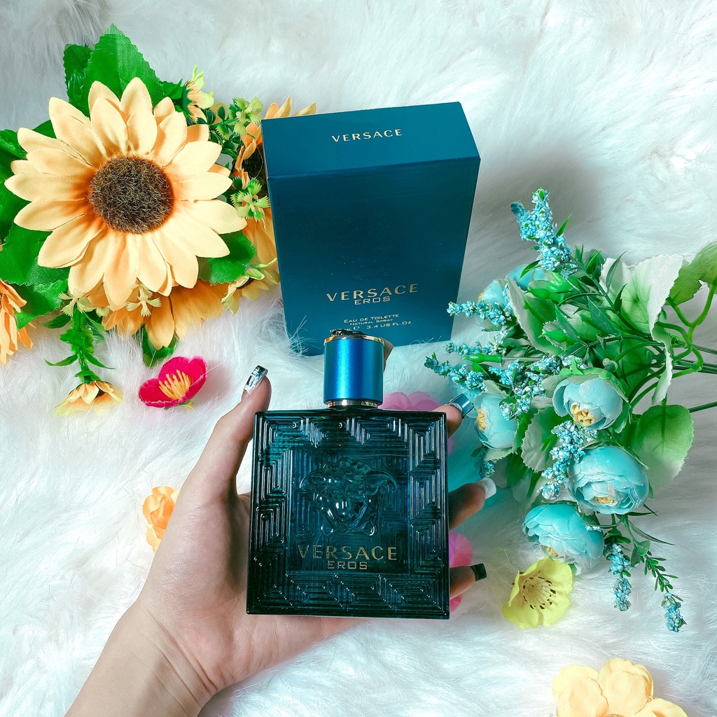Nước hoa Versace Nam chính hãng, Versace Xanh, Versace Flame 10ML, nước hoa nam hương gỗ