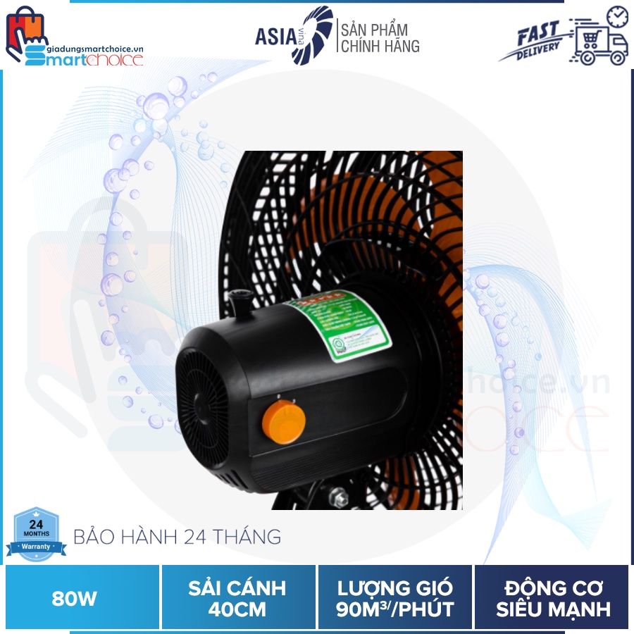 FREESHIP XTRA Flash sale Quạt đứng Turbo - Quạt đứng ASIAvina DTB1601 mẫu mới 2022 VY639790 giadungsmartchoice