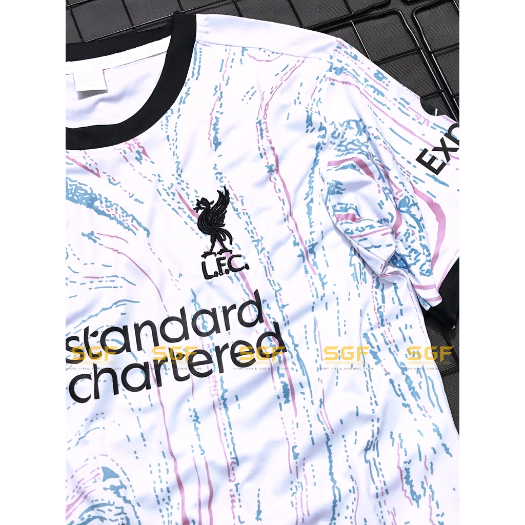 Đồ Bóng Đá LIVERPOOL trắng sân khách 2023