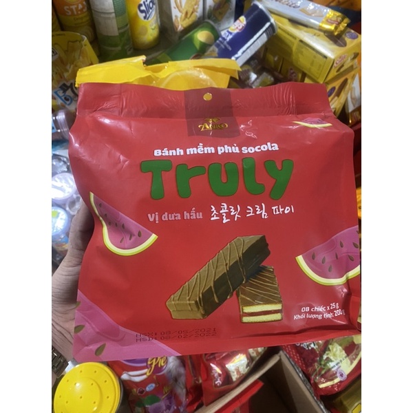 Bánh Phủ Sôcôla Choco truly bịch 8 cái