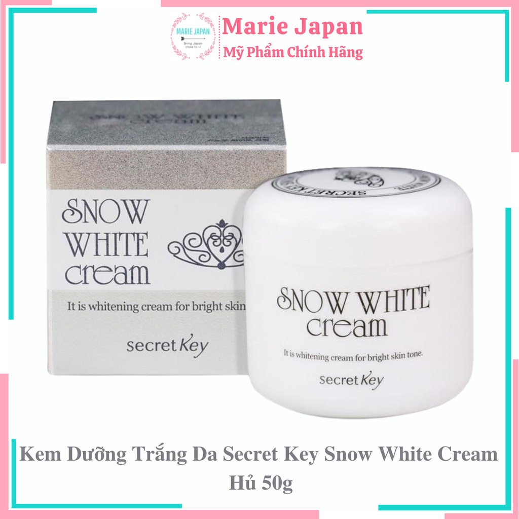 Kem Dưỡng Trắng Da Secret Key Snow White Cream - Hủ 50g