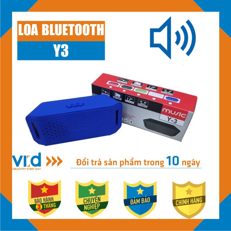 Loa Mini Bluetooth Y3-Y6 - Bảo hành 3 tháng