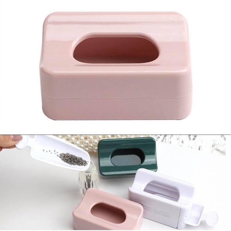 khay đựng bột nhúng - đá rắc móng