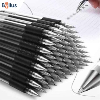 Bút bi đen dạng gel nước viết cực trơn, mực ra đều và liên tục - Baellus VP001