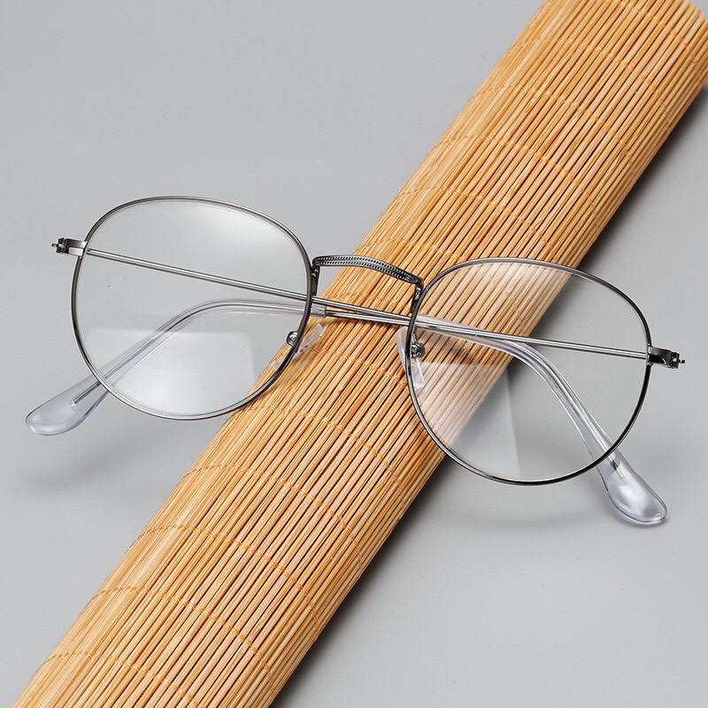 Mắt Kính Gọng Cận Form Tròn Ngố Ngây Ngô Dễ Thương 908 - Hazo