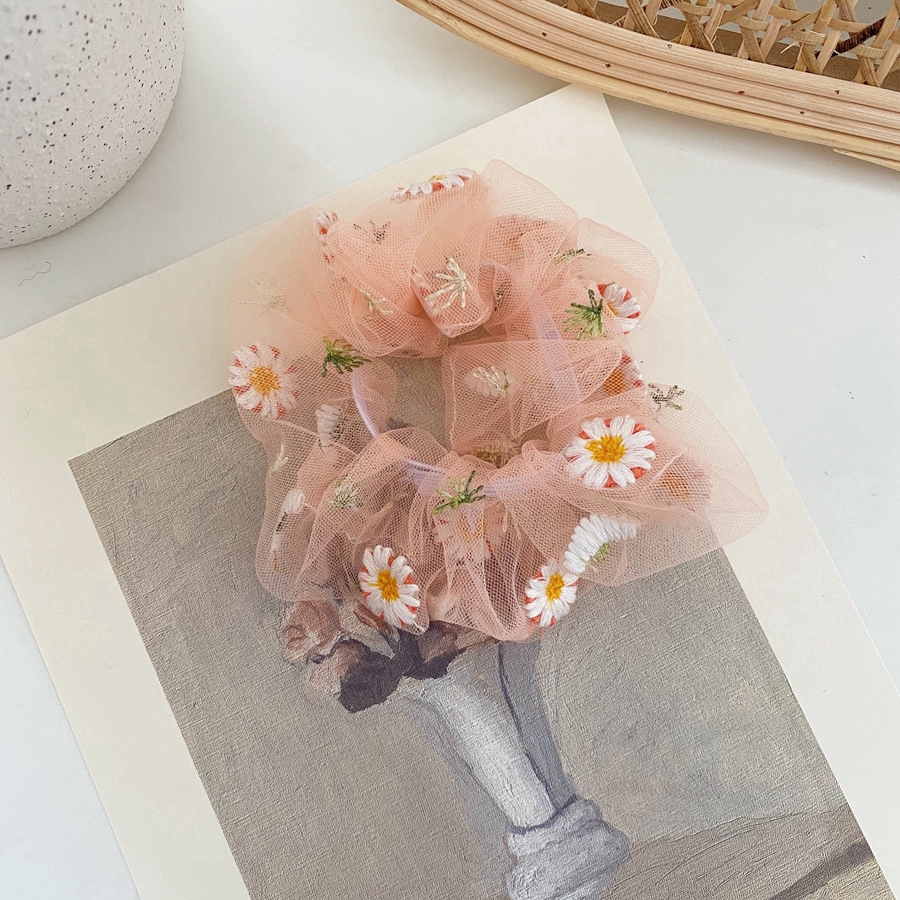 [Mã FASHIONCB231 hoàn tối đa 30K xu đơn 99K] Dây buộc tóc xuyên thấu họa tiết hoa thời trang cho nữ | BigBuy360 - bigbuy360.vn