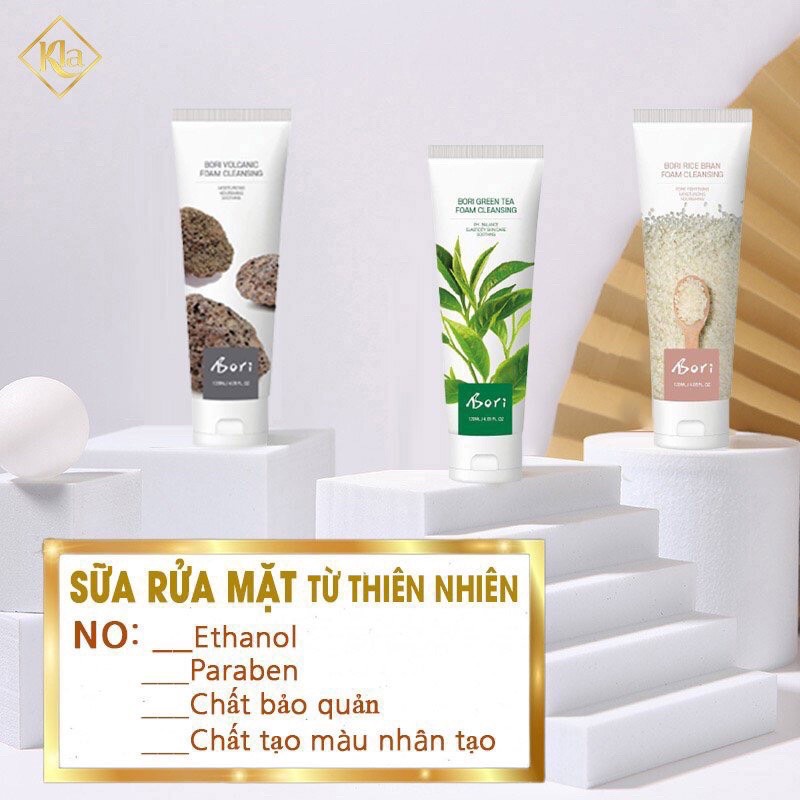 Sửa rửa mặt dịu nhẹ Bori Real Fresh 120ml