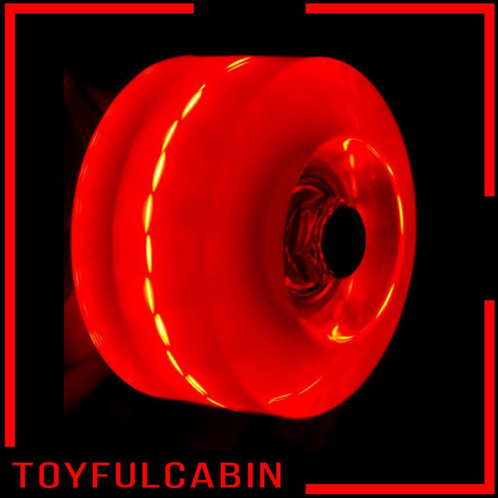 Set 4 Bánh Xe Có Đèn LED Kích Thước 32Mm X 58Mm Chuyên Dụng Cho Ván Trượt