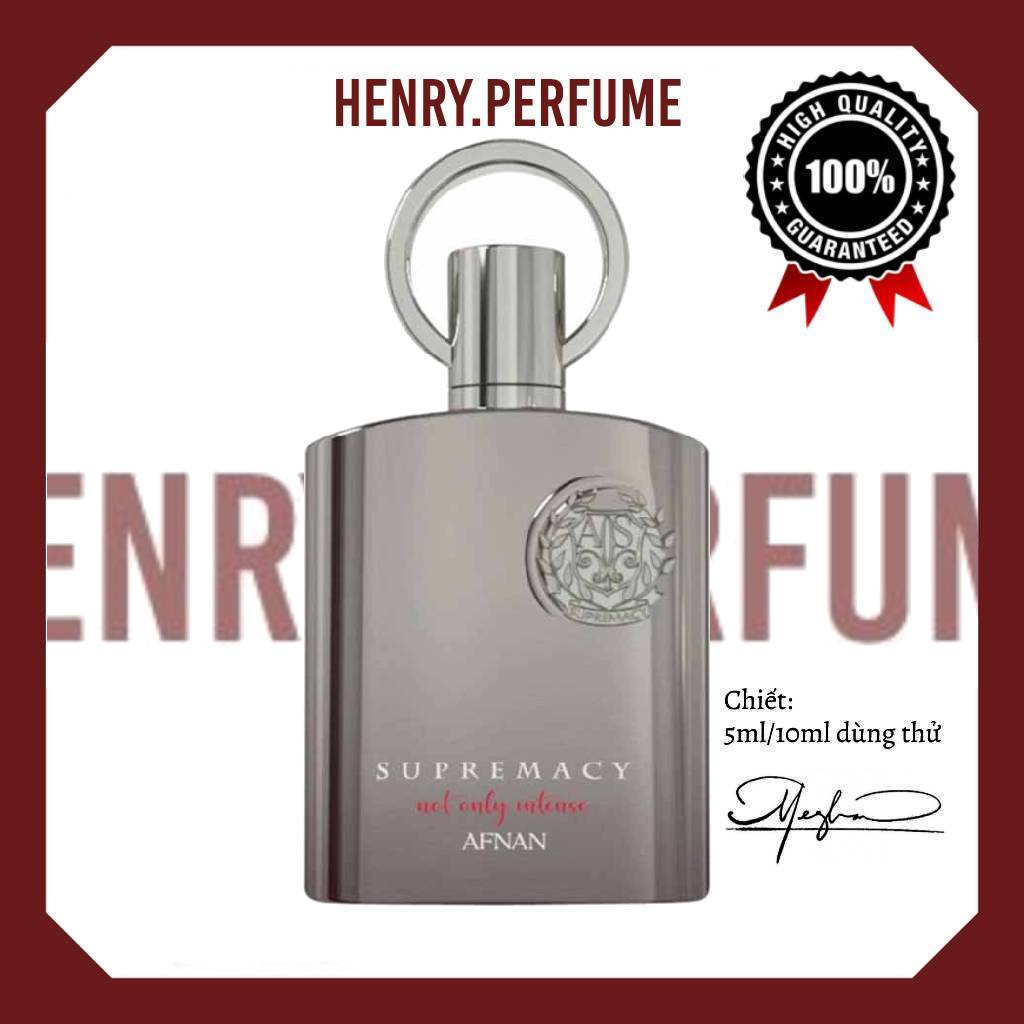 ⛅ Nước hoa nam Afnan Supremacy not only intense 10ml ®️