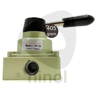 Van gạt tay khí nén 4 cổng 3 vị trí HV 02, 03, 04