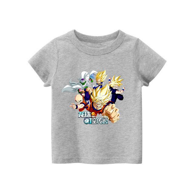 Áo thun bé trai kiểu Songuku Dragon Balll