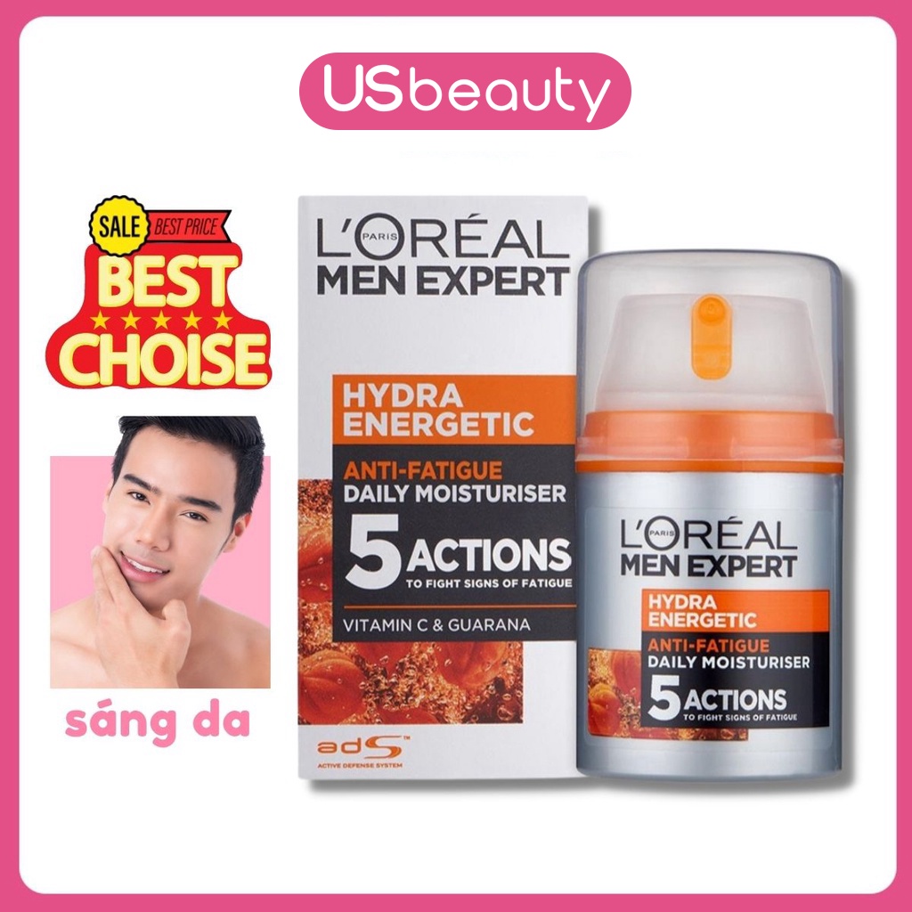 Kem dưỡng ẩm L OREAL MEN EXPERT hỗ trợ làm sáng da và mờ thâm mụn dành cho nam giới thumbnail