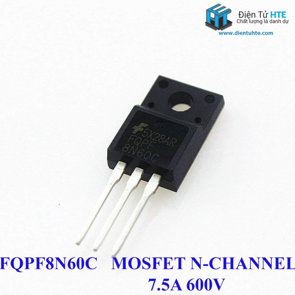 [COMBO] 4 MOSFET 8N60C FQPF8N60C TO-220 7.5A 600V Kênh N [HTE-PLK-CN2]