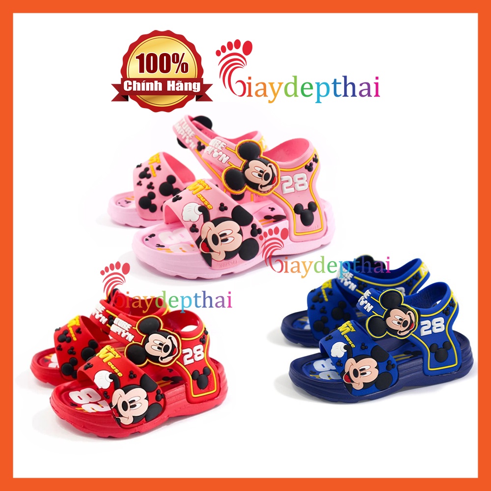 Giày sandal quai hậu Thái Lan Bé Trai Bé Gái chuột mickey Adda 32E13