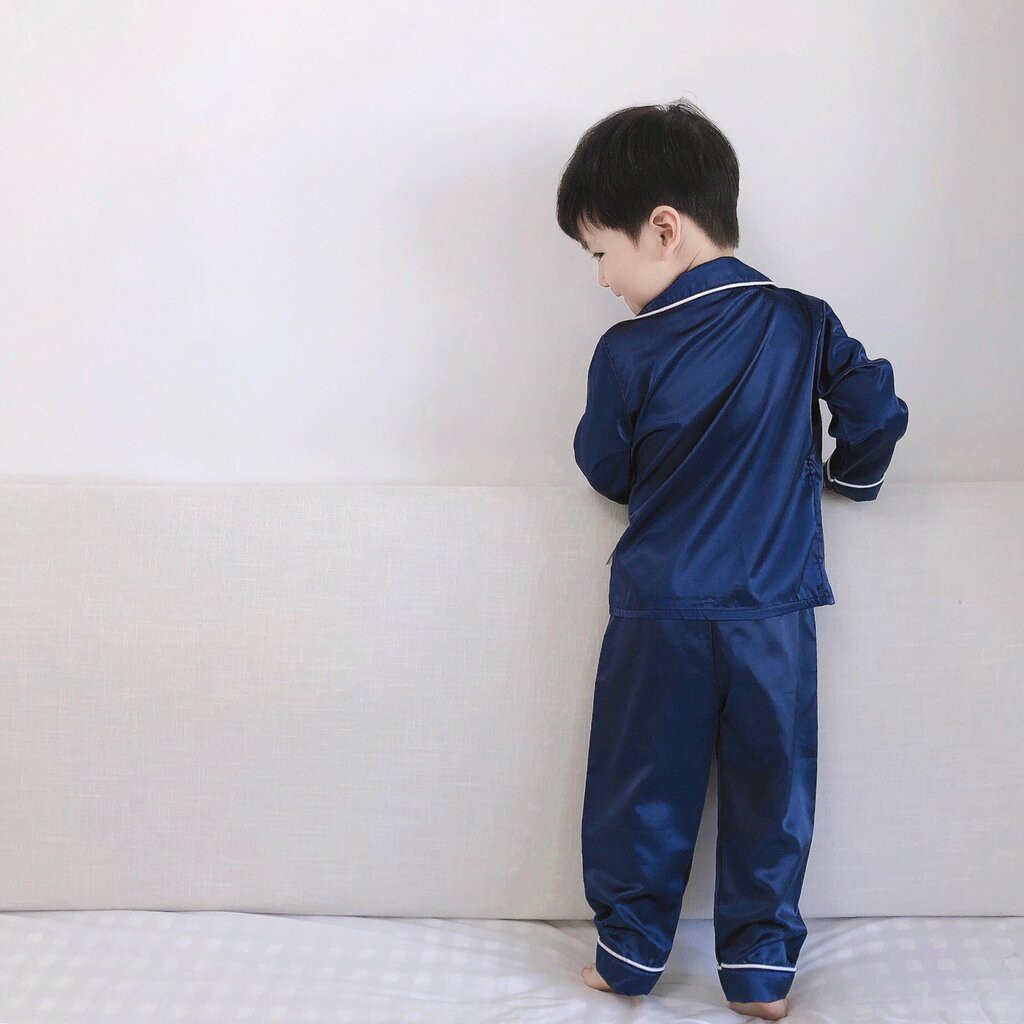 Bộ pijama dài tay cho bé KANGMIN KIDS, đồ ngủ pijama cho bé trai bé gái PM16, quần áo bé gái bé trai từ 6kg-28kg