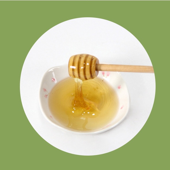 Cây lấy mật ong bằng gỗ ngắn que 8cm 15cm dụng cụ muỗng khuấy mật ong saffron nguyên chất