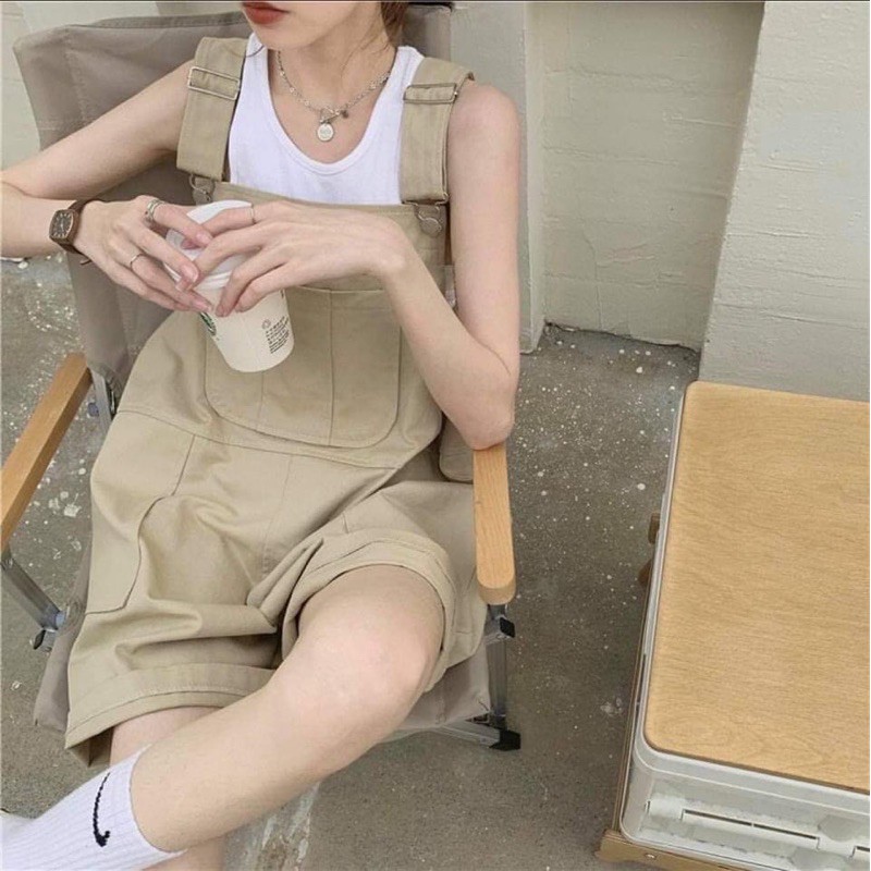 quần yếm be hotren ⚡️FREESHIP⚡️quần kaki mềm mịn không xù | BigBuy360 - bigbuy360.vn