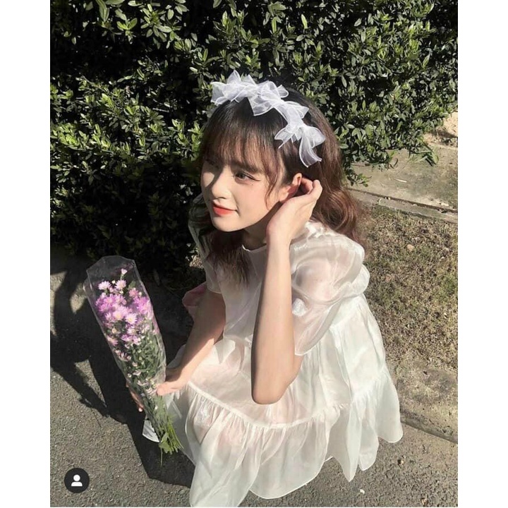 Set váy voan tơ 2 lớp phong cách tiểu thư dành cho nữ | BigBuy360 - bigbuy360.vn