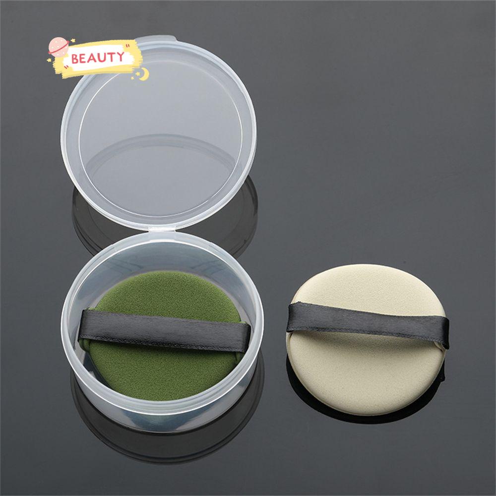 Hộp Đựng Mút Trang Điểm Bằng Nhựa Hình Tròn Chống Ẩm Mốc Tiện Dụng Ốp