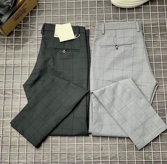 Quần Tây Âu Sọc Hàn Quốc Cực Hot 3 Màu Đơn Giản